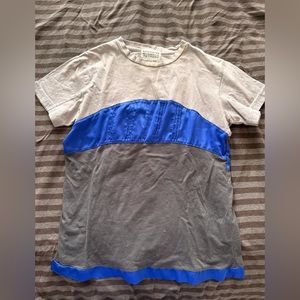 Maison margiela silk patched tshirt